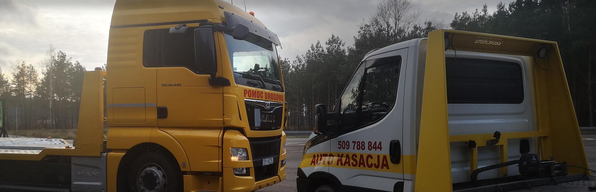 Slajd 1 - Żółta ciężarówka